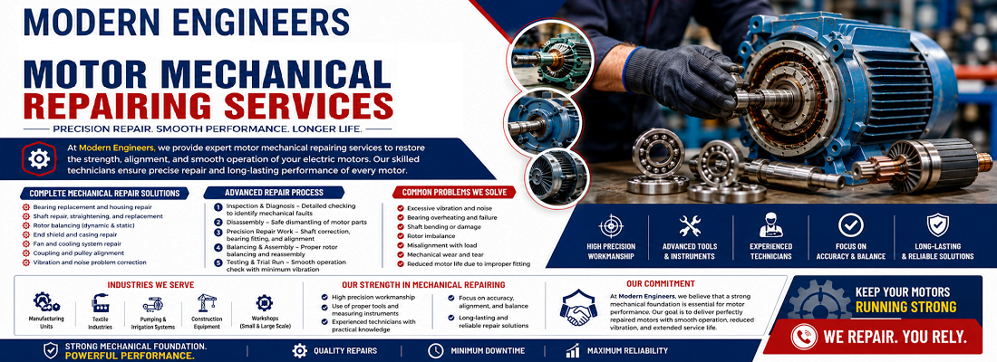 Industrial Motor Repair and Maintenance